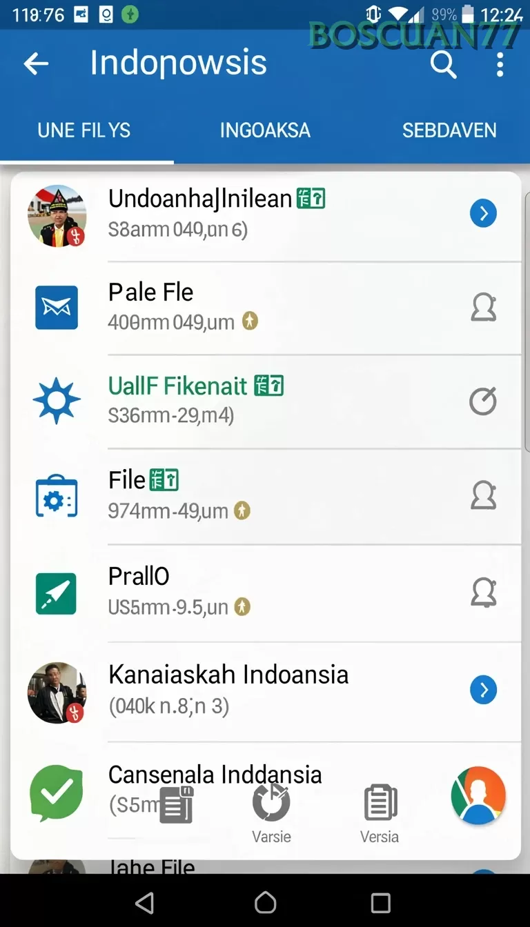 Cuplikan layar INDOBET — pengaturan akun