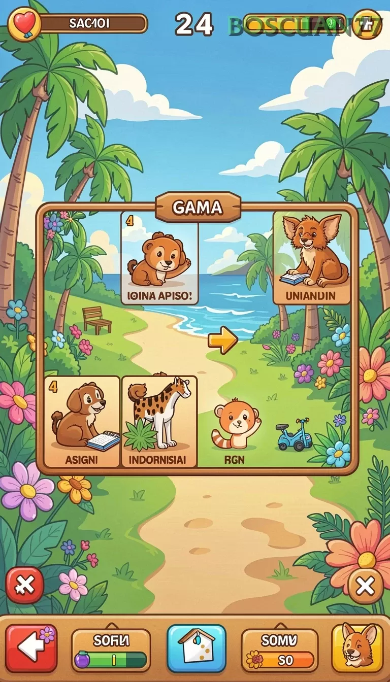 Cuplikan layar RINDUSLOT — menu navigasi